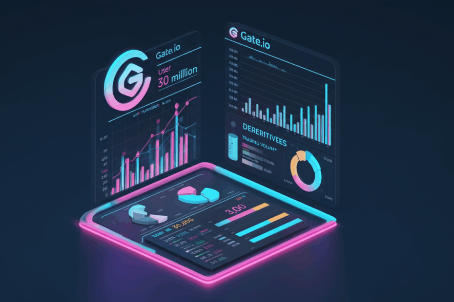 Gate.io's June Surge: 30M Users, Derivatives Dominate!