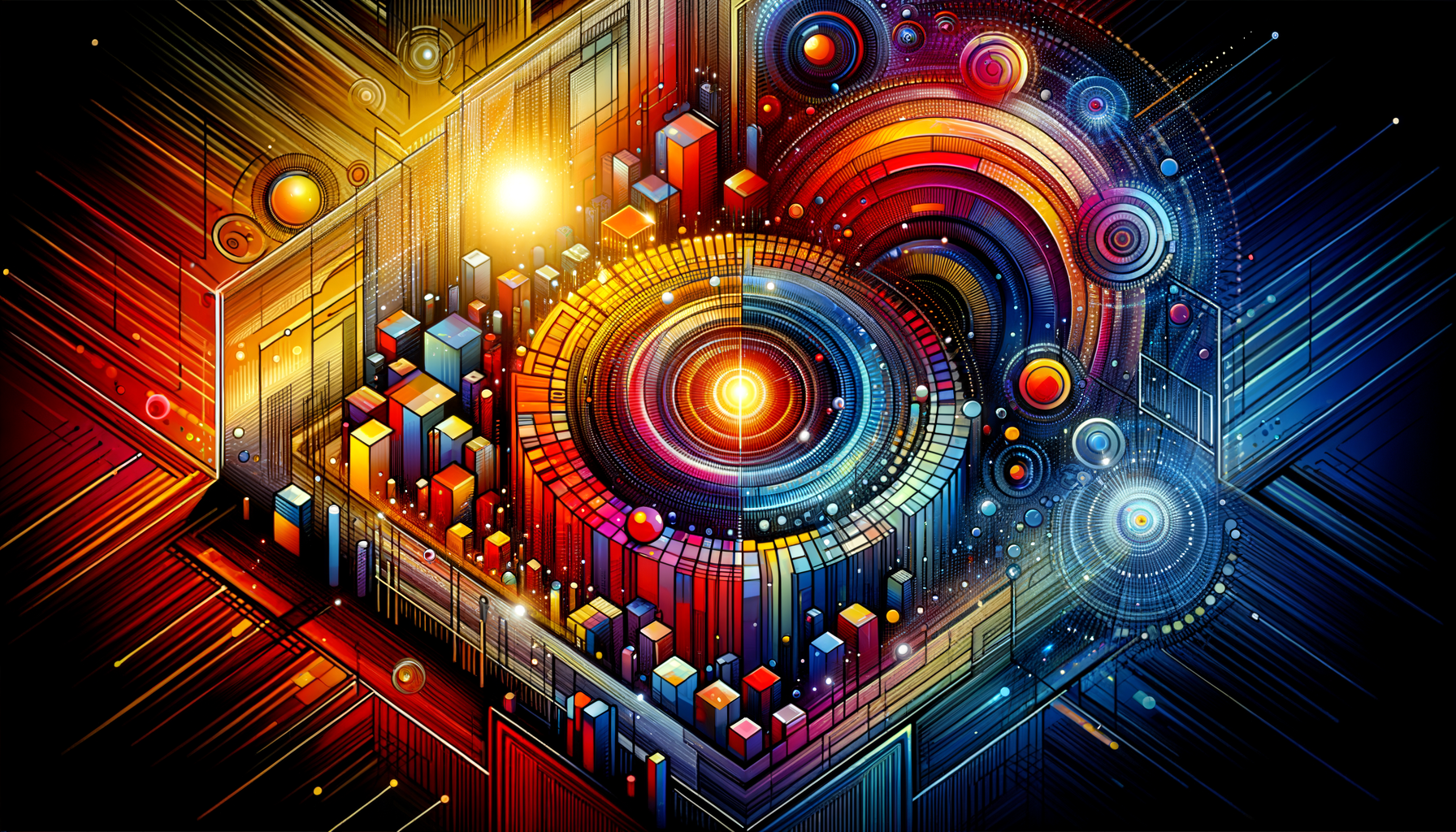 Eye-catching visual of Metaverse Standards Forum, interoperability standards, spatial web
and  Metaverse vibes