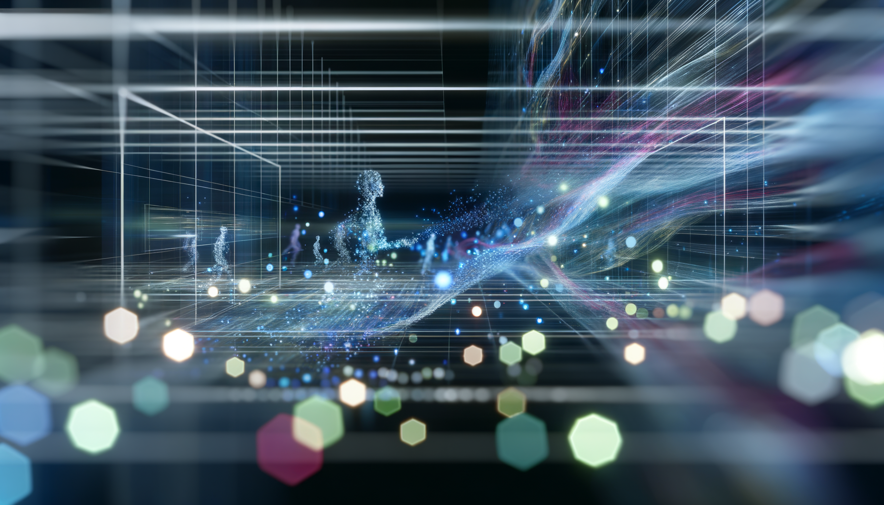 XR training, AI training, enterprise XR
technology and  Metaverse illustration