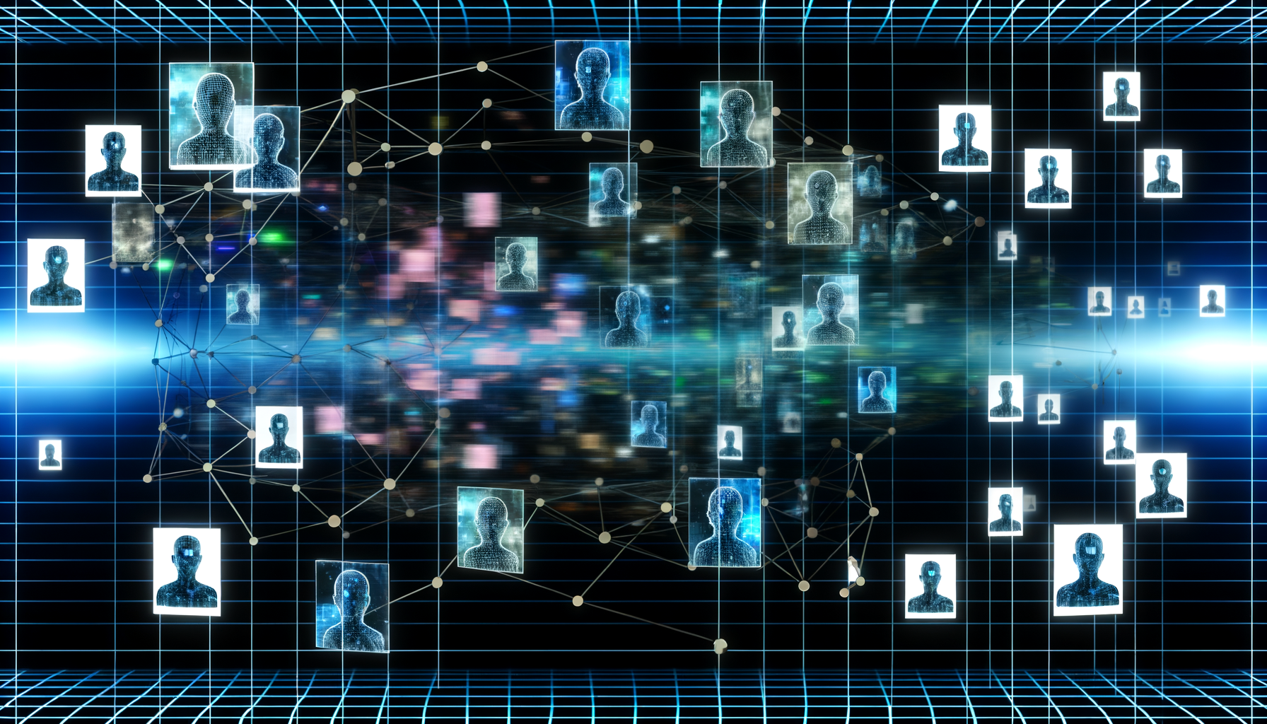 Metaverse, avatars, interoperability
technology and  Metaverse illustration