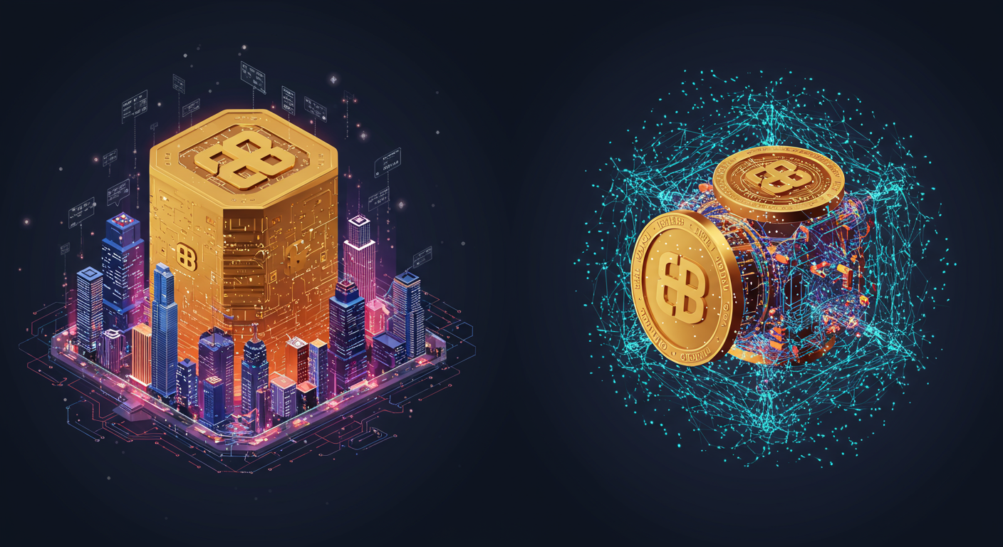 BNB Chain, Maxwell upgrade, block times
technology and  Metaverse illustration