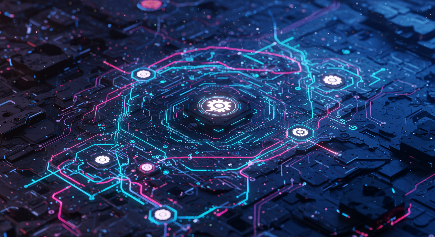 iGaming, crypto-casino, AI
technology and  Metaverse illustration
