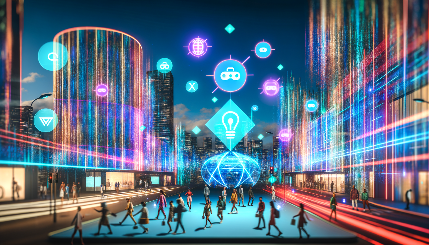 Future potential of XR training, AI training, enterprise XR
 represented visually