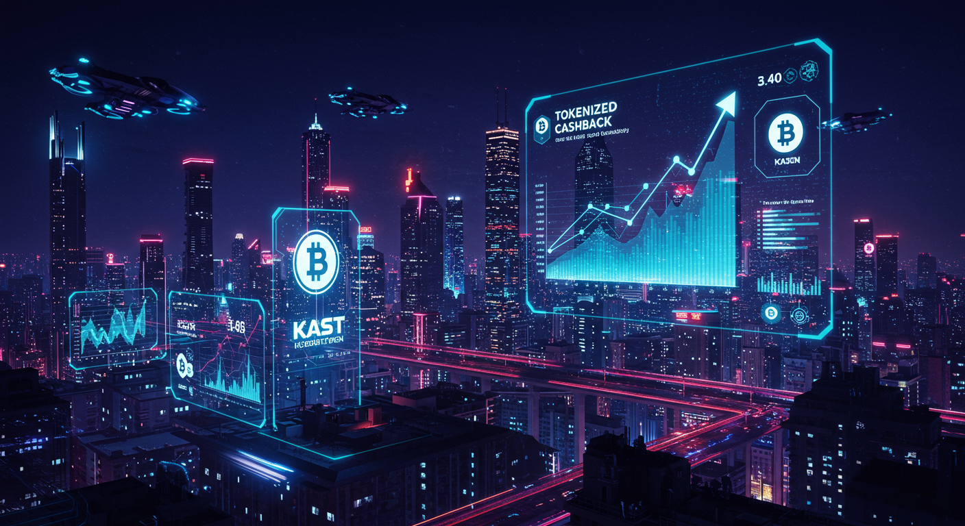 Future potential of tokenized cashback, systemic risks, KAST
represented visually