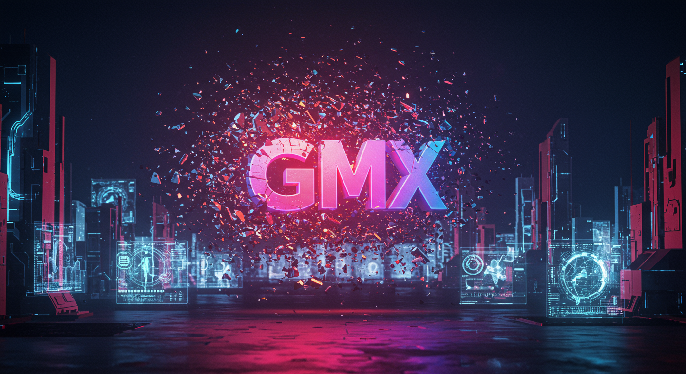 Eye-catching visual of GMX, exploit, Arbitrum
and  Metaverse vibes