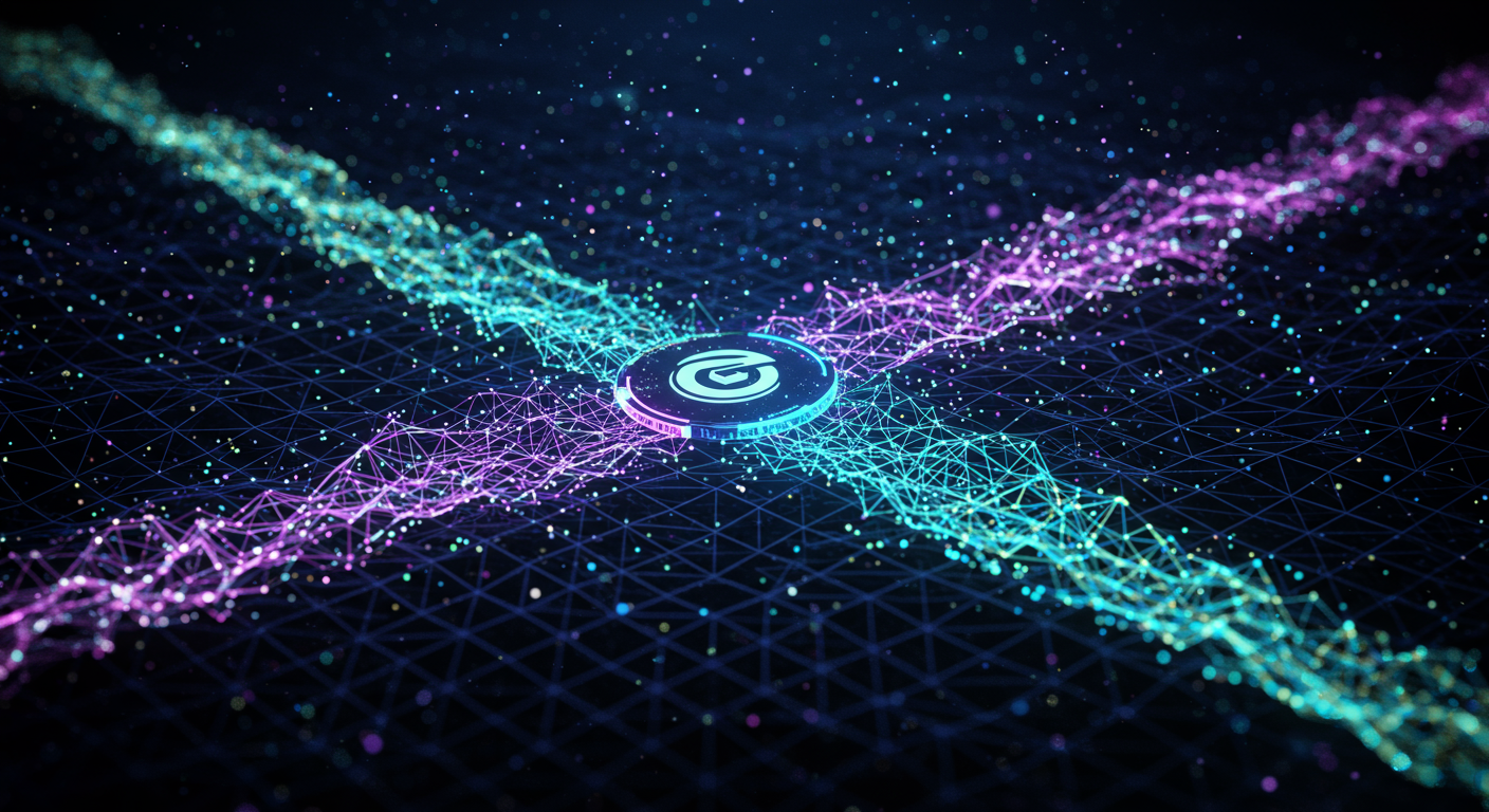 GateToken, token burn, blockchain
technology and  Metaverse illustration
