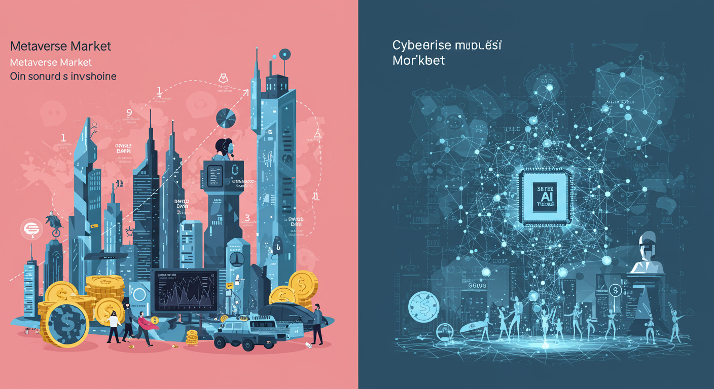 メタバース市場規模の推移（過去→現在） technology and decentralized architecture