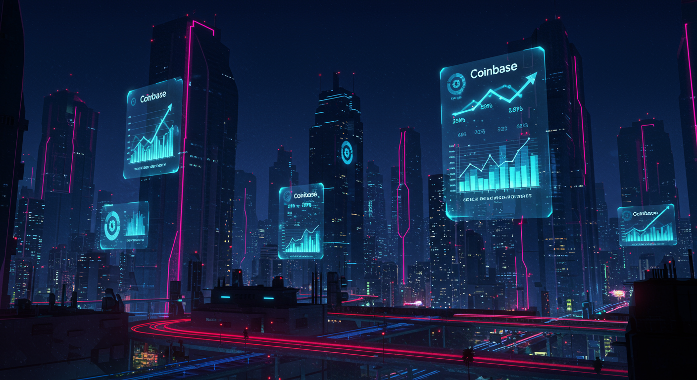 Future potential of Coinbase, bug bounty, smart contracts
 represented visually