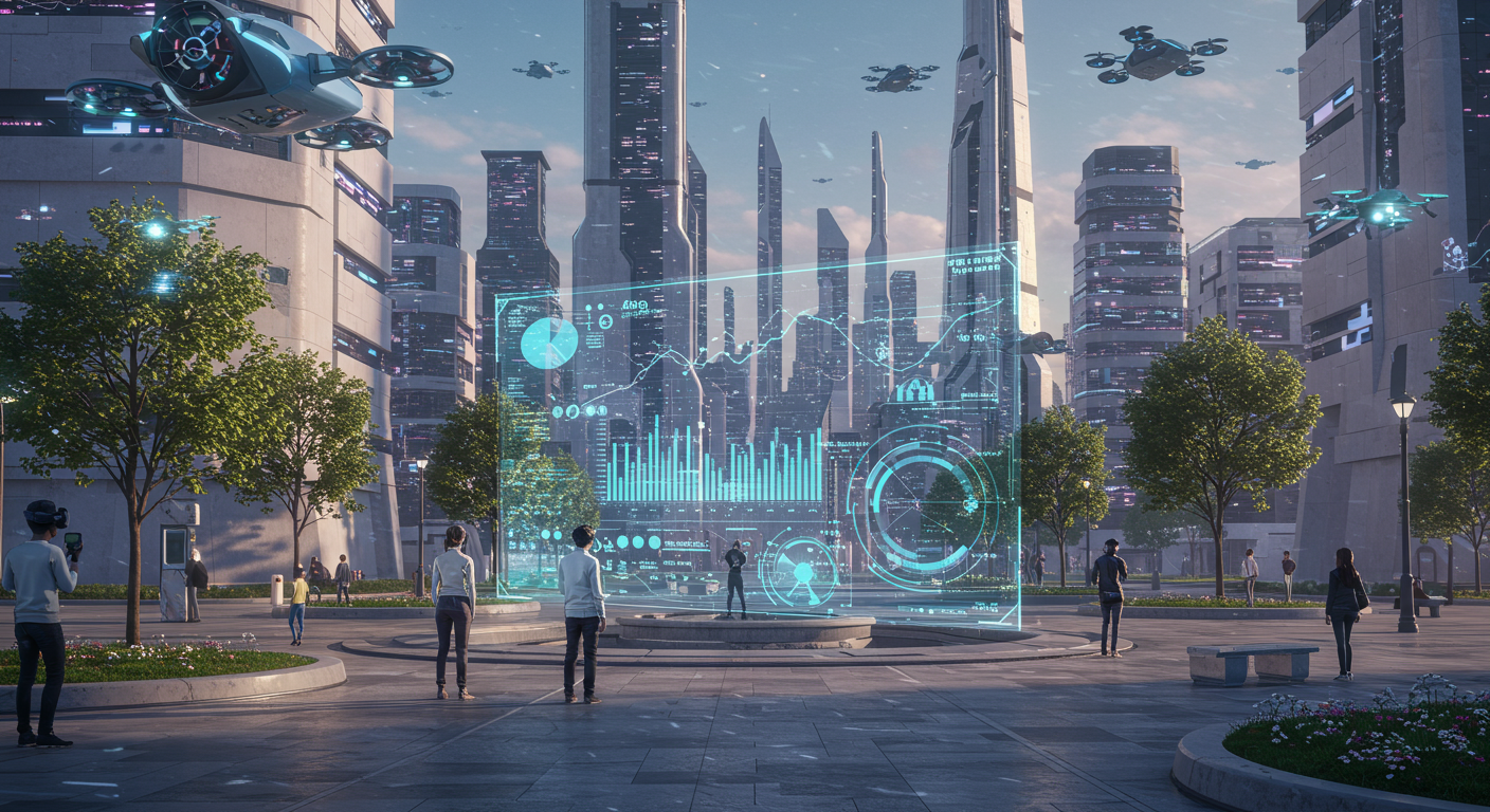Future potential of VR hardware, LiDAR, virtual worlds
 represented visually