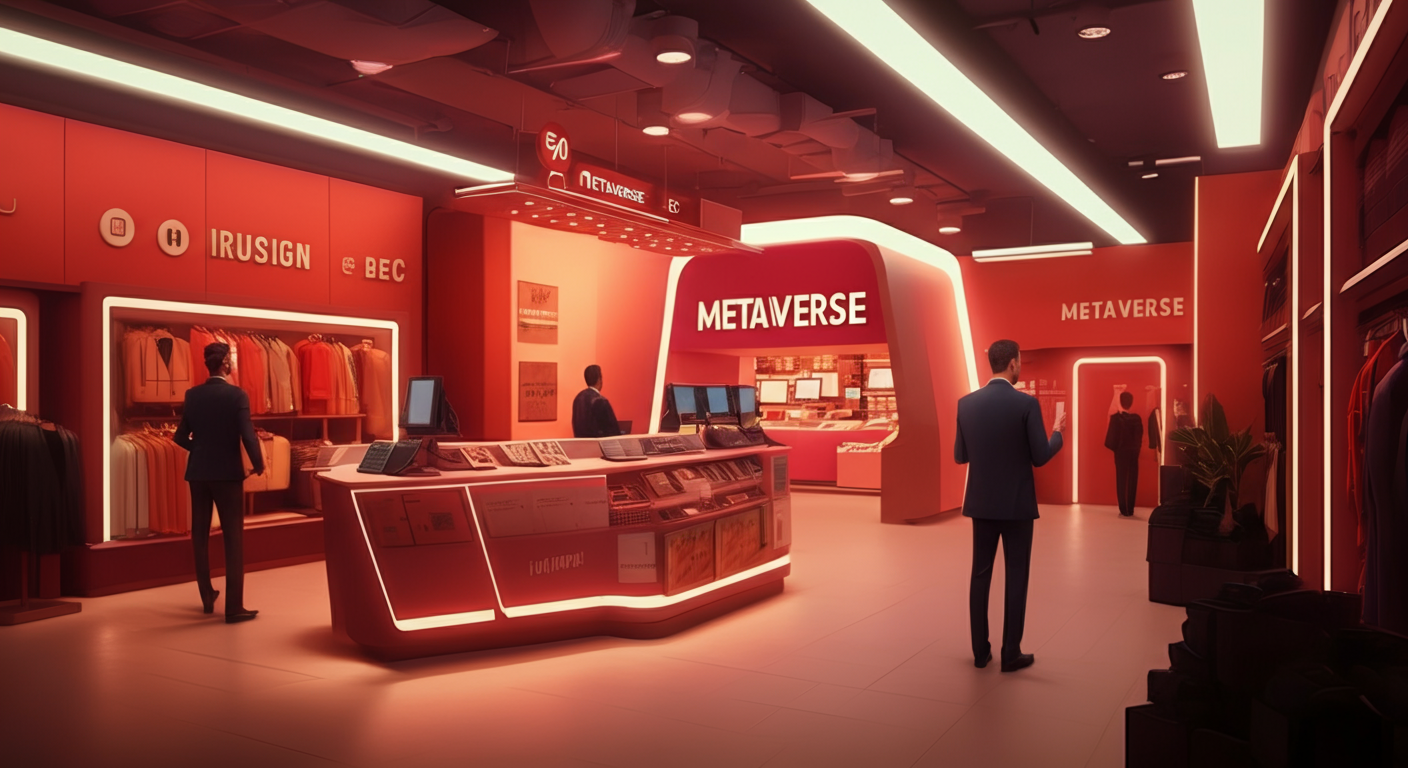 Visual of バーチャル店舗の成功事例とEC連携戦略 and Web3/metaverse ecosystem