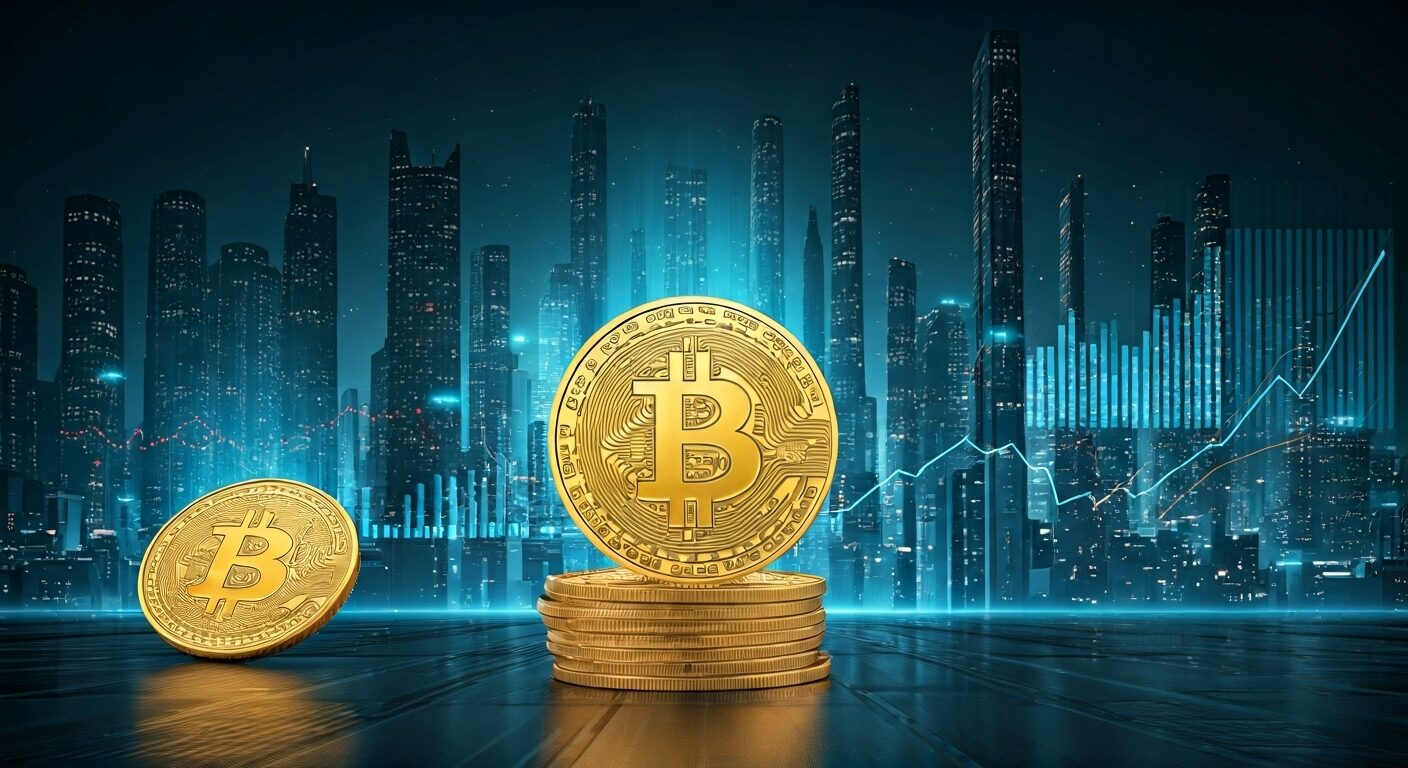 なぜビットコインは「デジタル金」と呼ばれるのか？仮想通貨の基本を解説の将来展望を象徴するビジュアル
