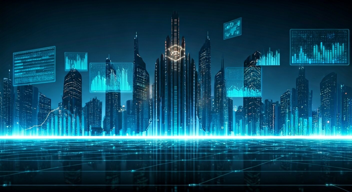 Web3.0で変わるインターネット:GAFAに支配されない新しいウェブの世界の将来展望を象徴するビジュアル